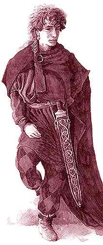 Loki, con trai của Laufey – tranh của Tudor Humphries